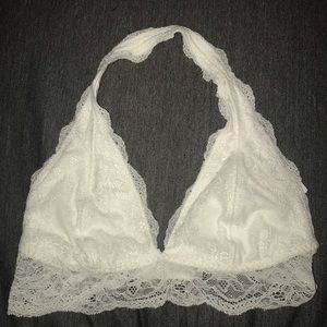 Abercrombie & Fitch White Lace Bralette
